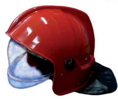 Шлем пожарного ШПМ красный